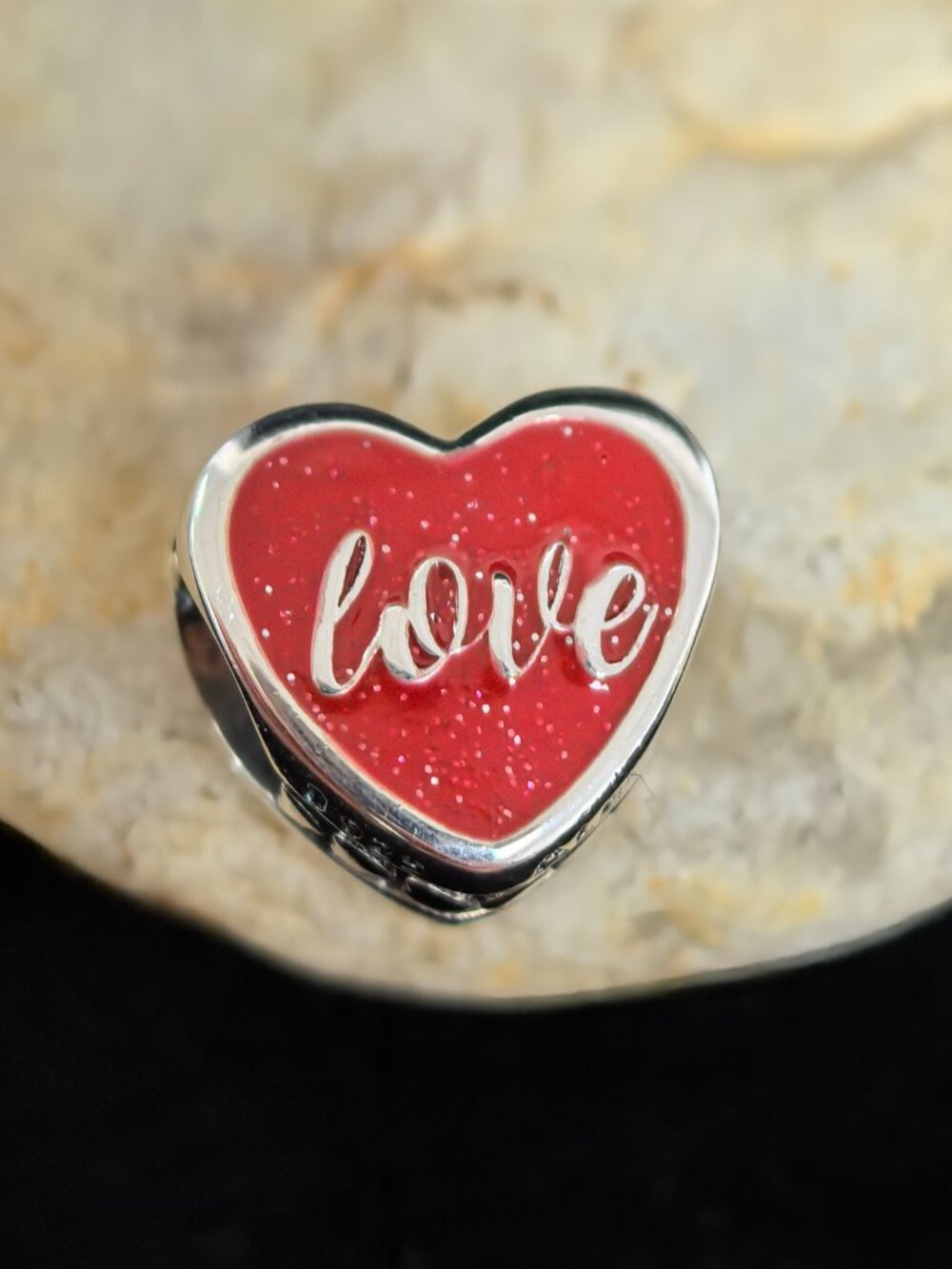 Pandora Love Aruba Exclusive Travel Heart Charm Pendant, S925 Silver (Women's)